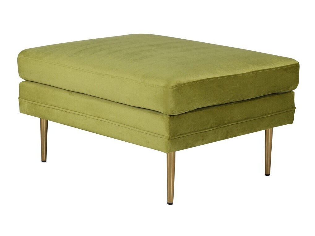Banco tapizado Dallas 2653 (Verde claro + Dorado)