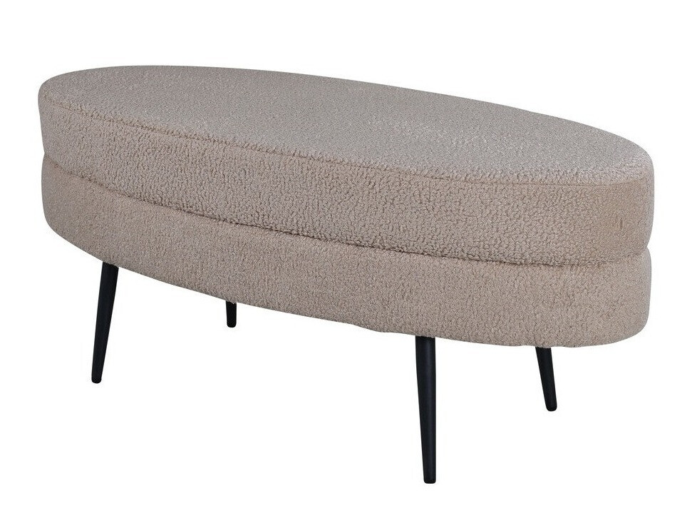 Banco tapizado Dallas 2920 (Beige + Negro)