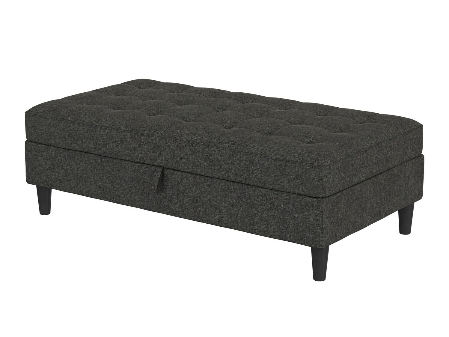 Banco tapizado Tulsa 545 (Gris oscuro)
