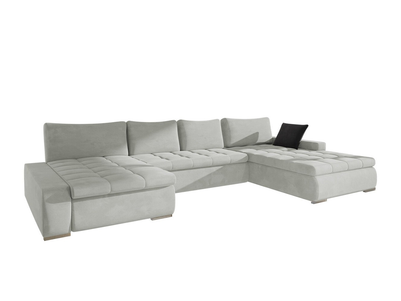 Sofá rinconero Comfivo 106 (Uttario Velvet 2973 + Uttario Velvet 2980)