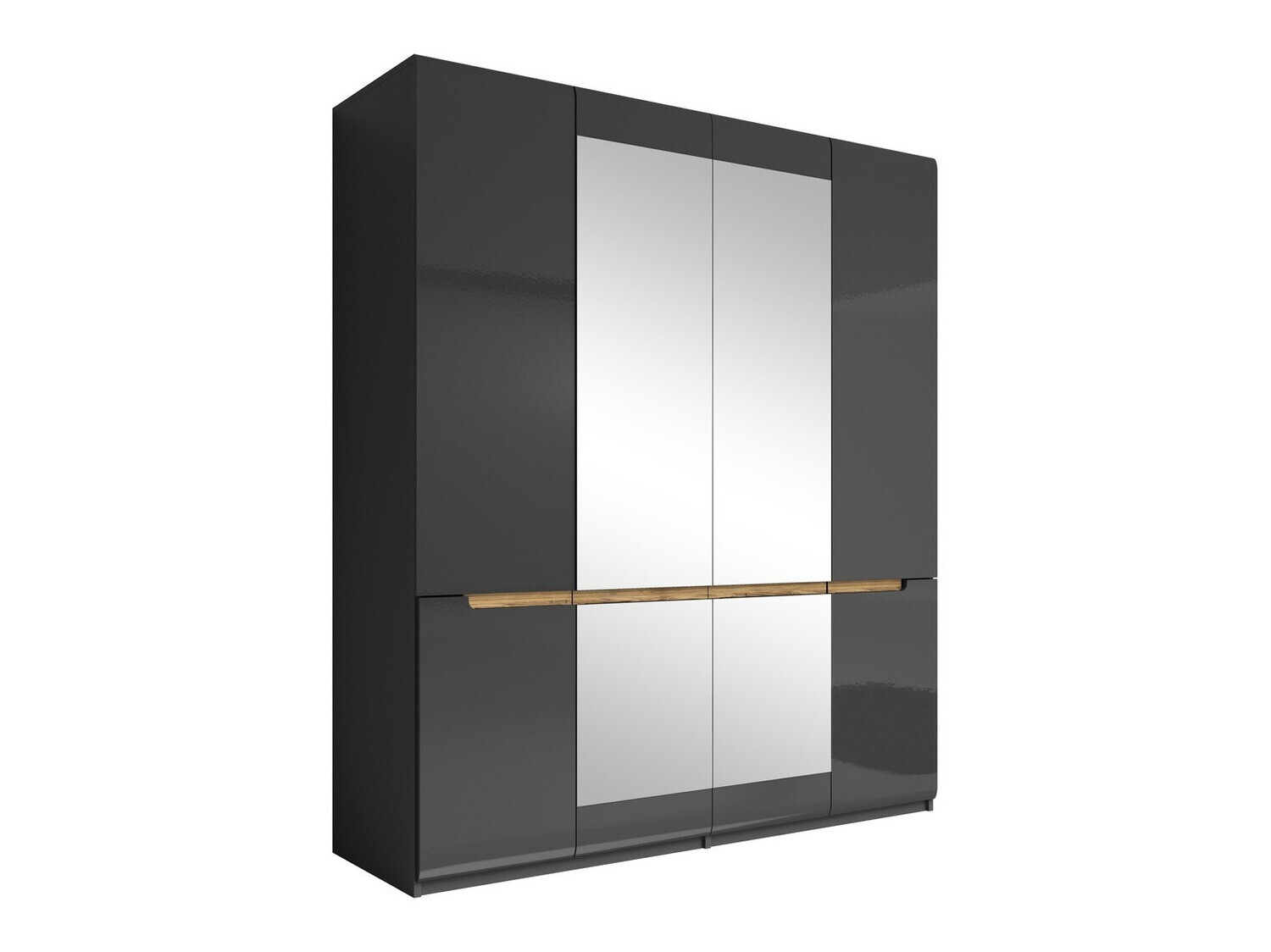 Armario Austin B102 (Antracita + Gloss antracita)