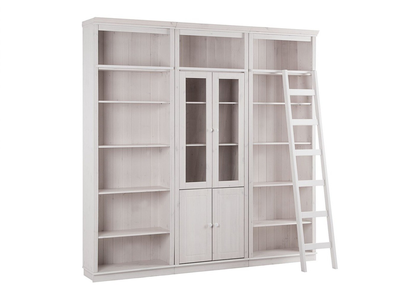 Conjunto de estantería Saltoro 126 (Blanco)