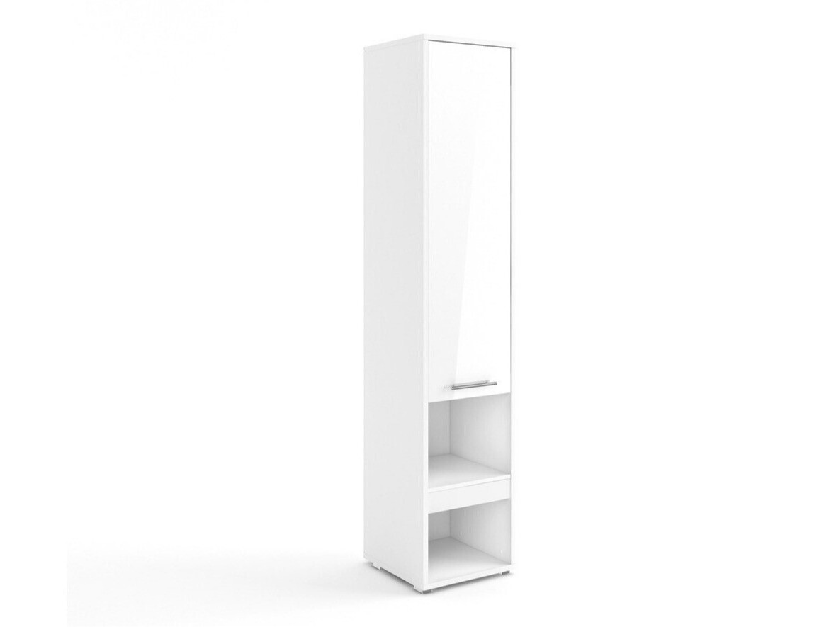 Estantería Concept Pro Lenart (Blanco + Blanco brillante)