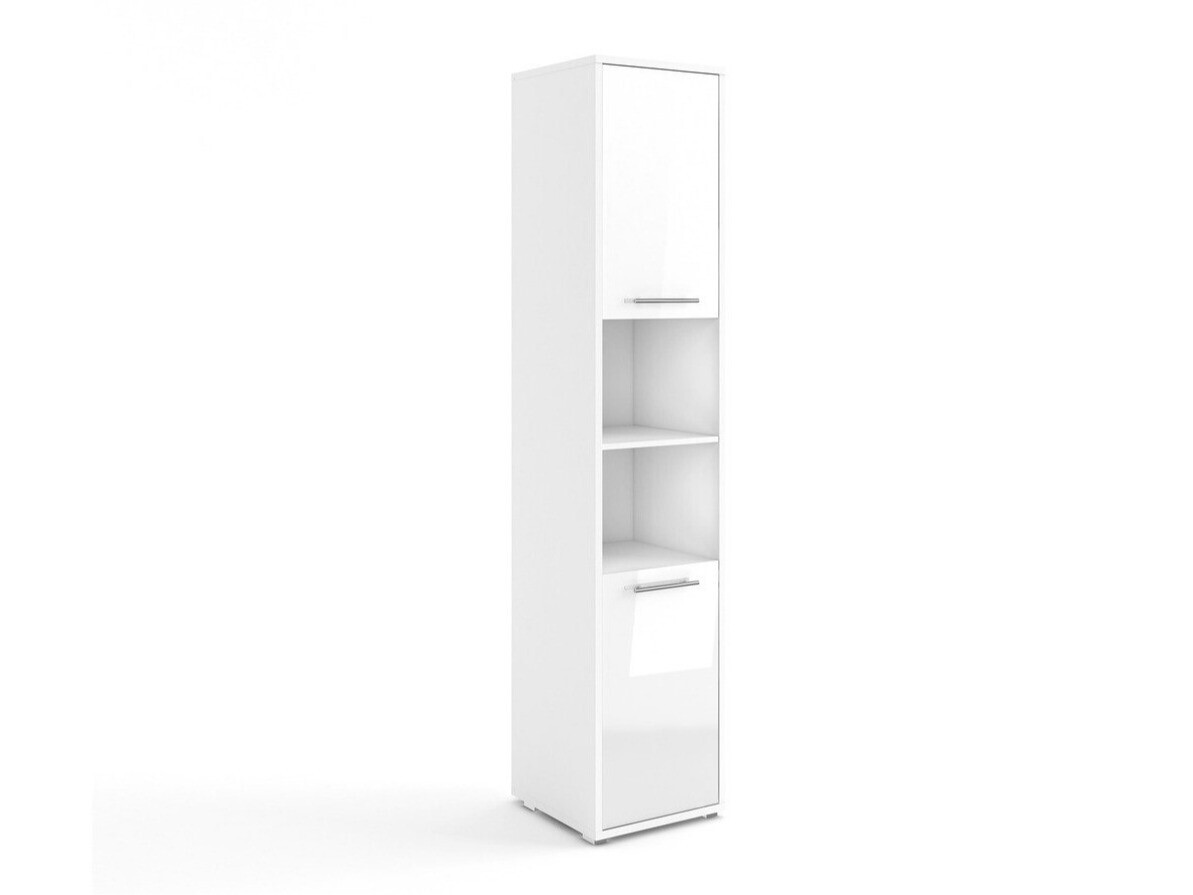 Estantería Concept Pro Lenart I (Blanco + Blanco brillante)