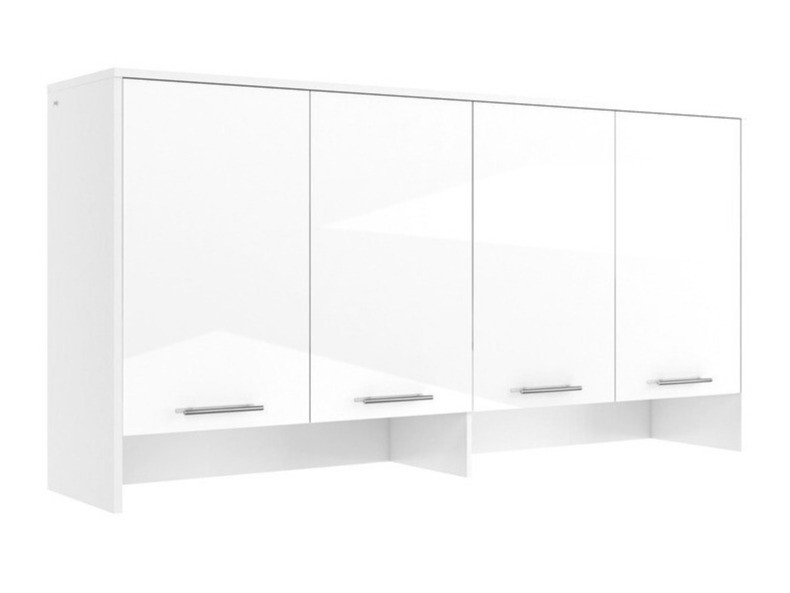 Aparador Concept Pro Lenart Levfere 114 (Blanco + Blanco brillante)