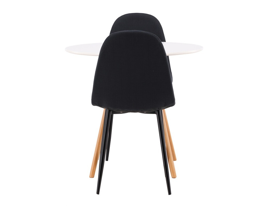 Conjunto de comedor Dallas 3790 (Negro + Negro)