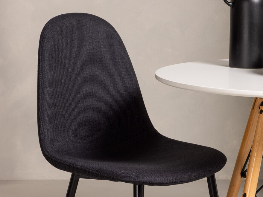 Conjunto de mesas y sillas para comedor Dallas 3790 (Negro + Negro)