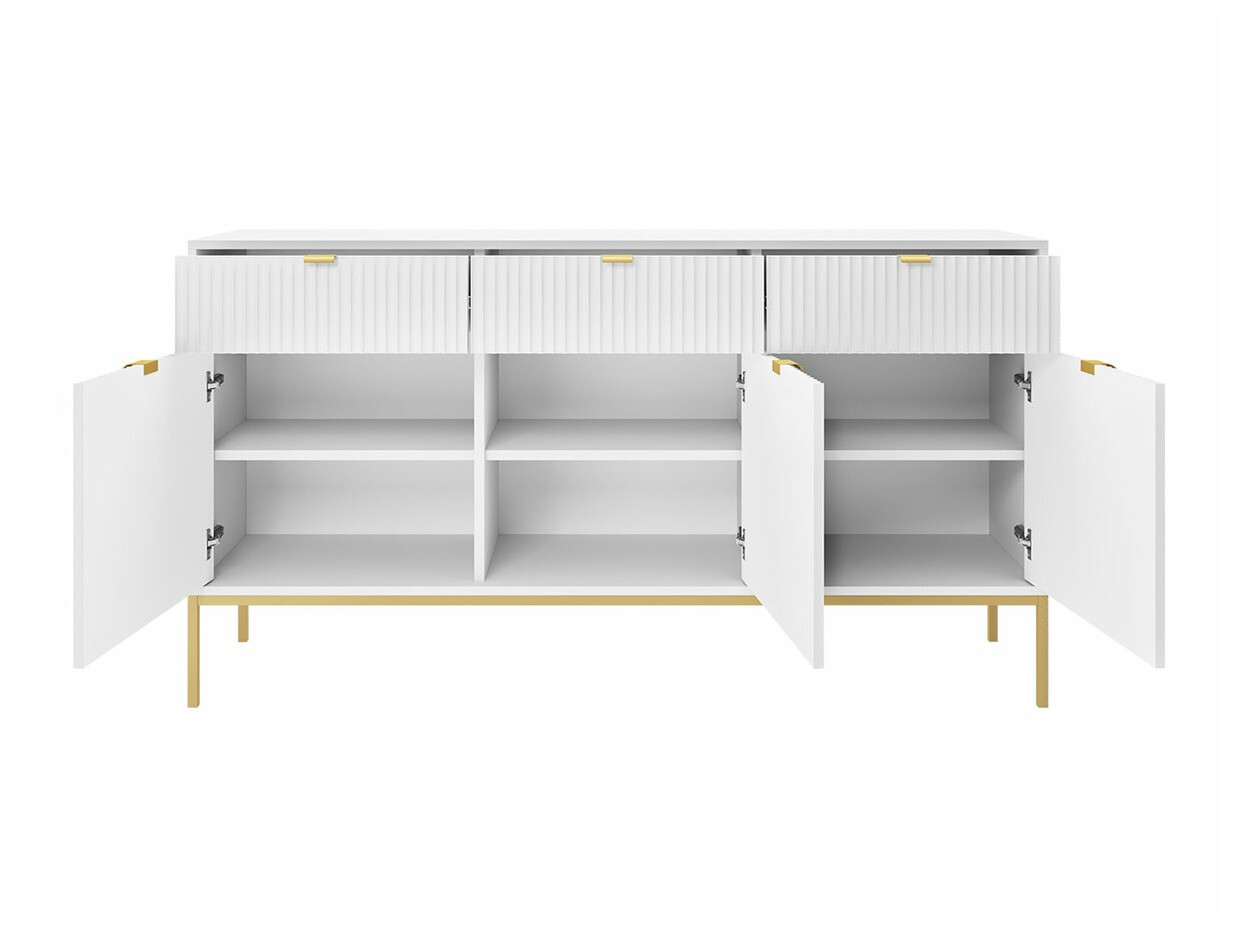 Conjunto de salón Lima L107 (Negro + Dorado)
