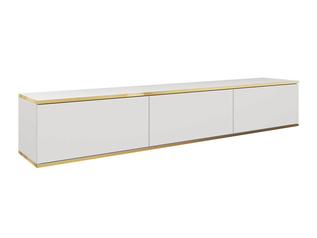 Mueble TV Felduno 100 (Blanco + Dorado)