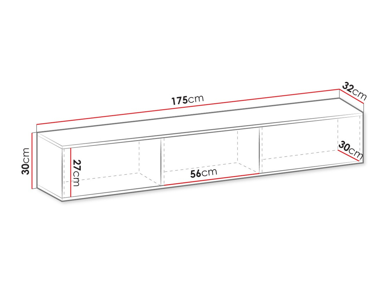 Mueble TV Felduno 100 (Crema + Dorado)