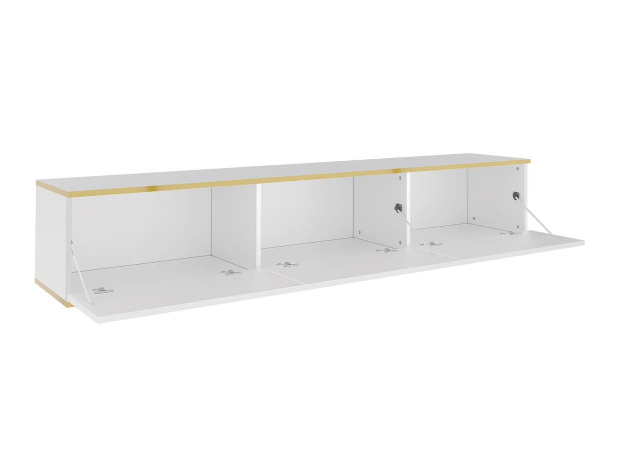 Mueble TV Felduno 101 (Blanco + Dorado)