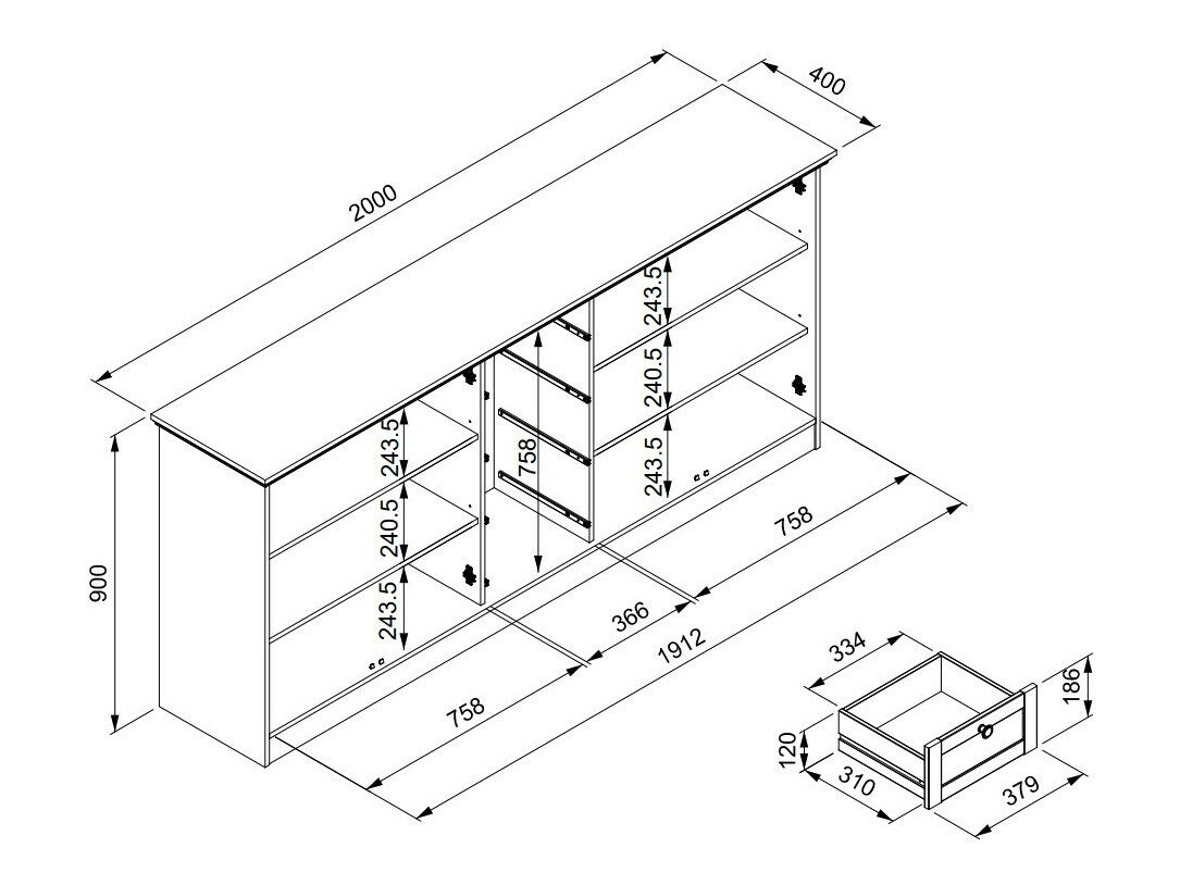 Cómoda Findlay G108