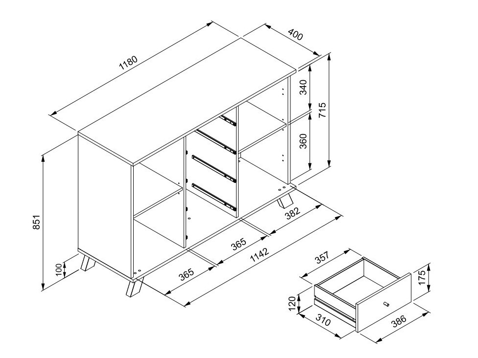 Cómoda Findlay S100