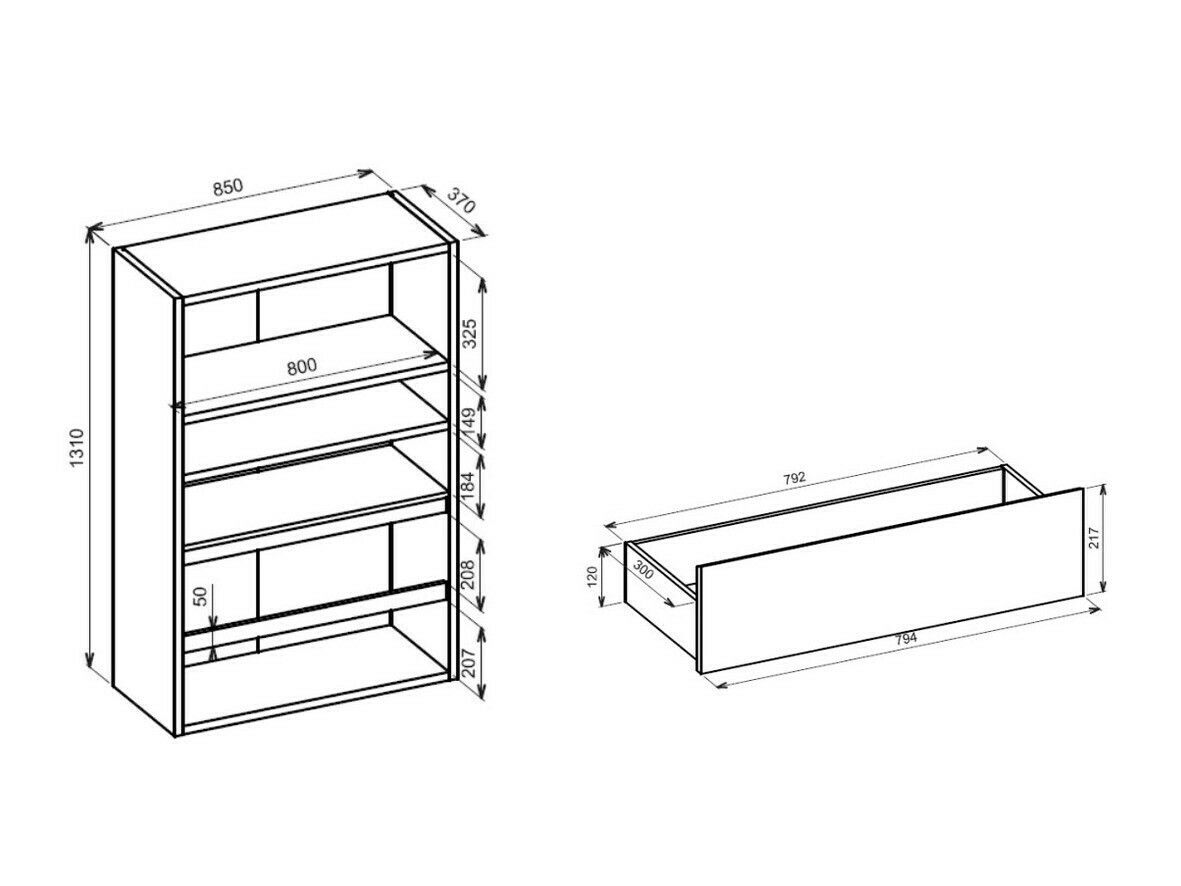 Estantería Findlay R111 (Roble dorado)