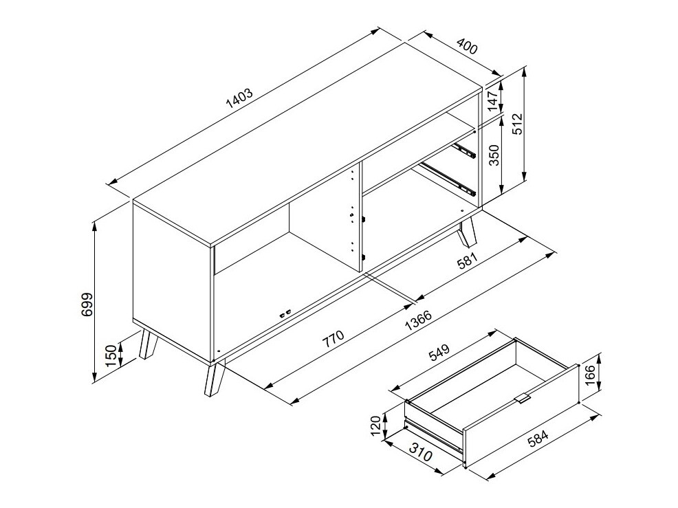 Mueble TV Findlay K106
