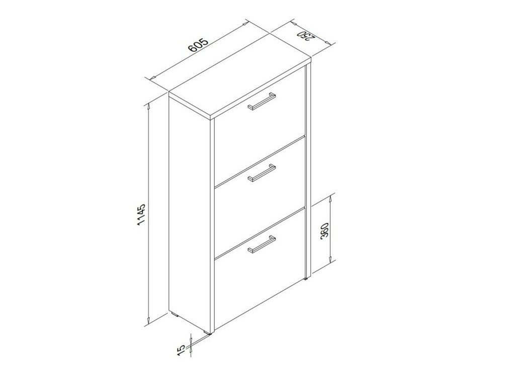 Zapatero Findlay 128 (Blanco + Hormigón)