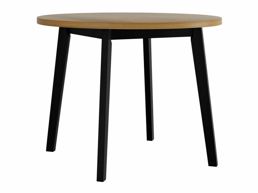 Conjunto de comedor Victorville 256 (Roble nieto + Negro)