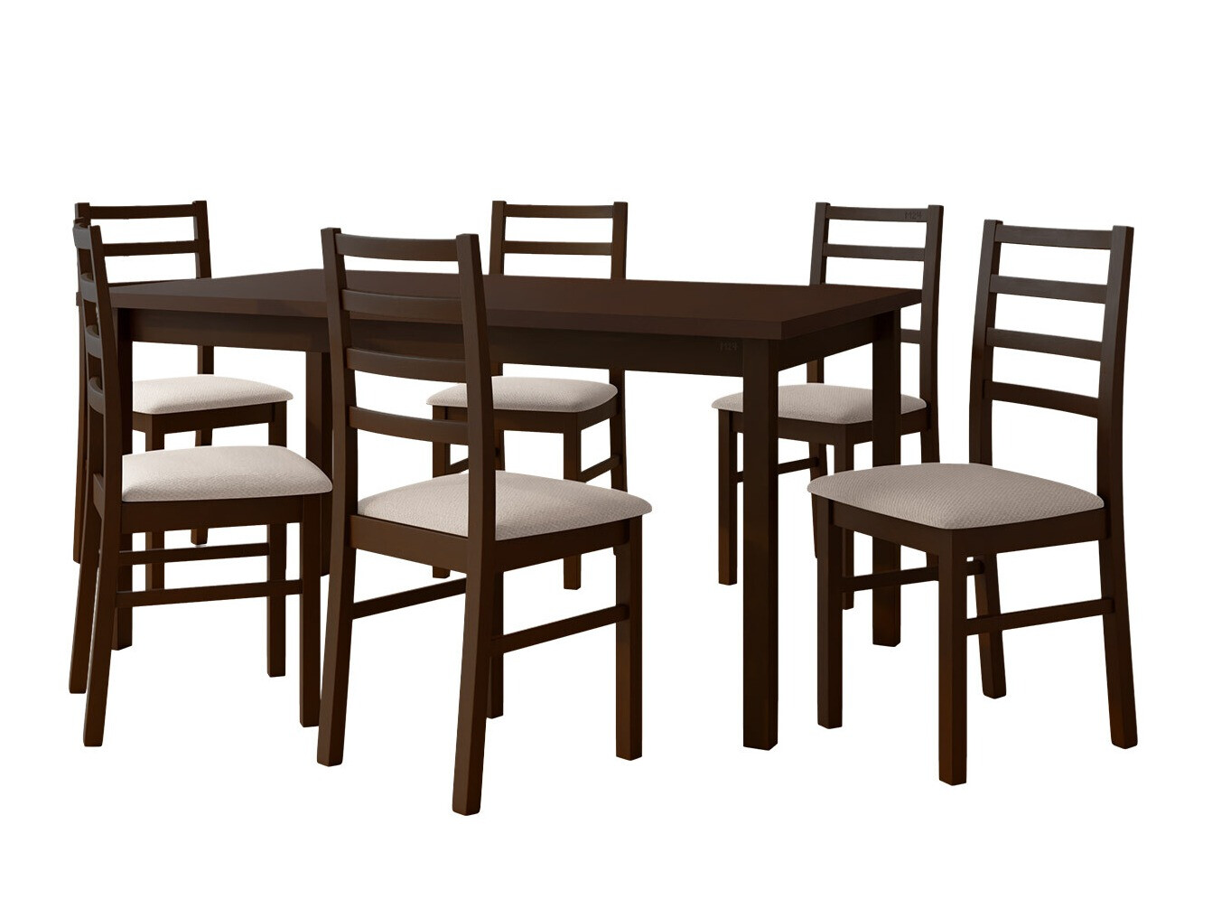 Conjunto de comedor Victorville 261 (Nuez)