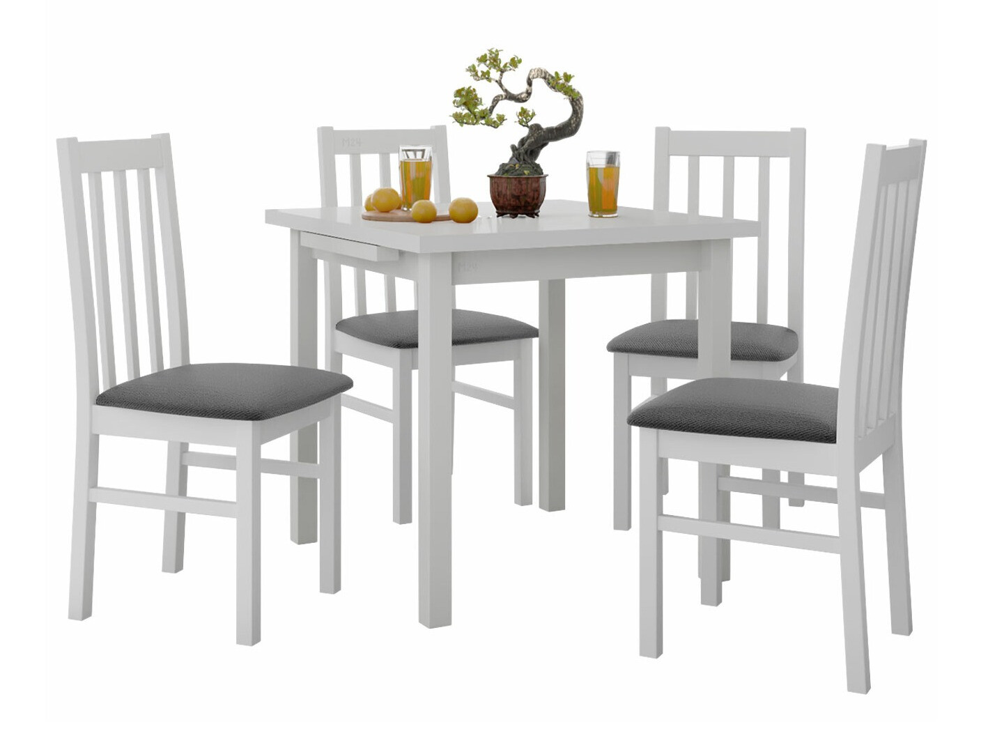 Conjunto de comedor Victorville 263 (Blanco)