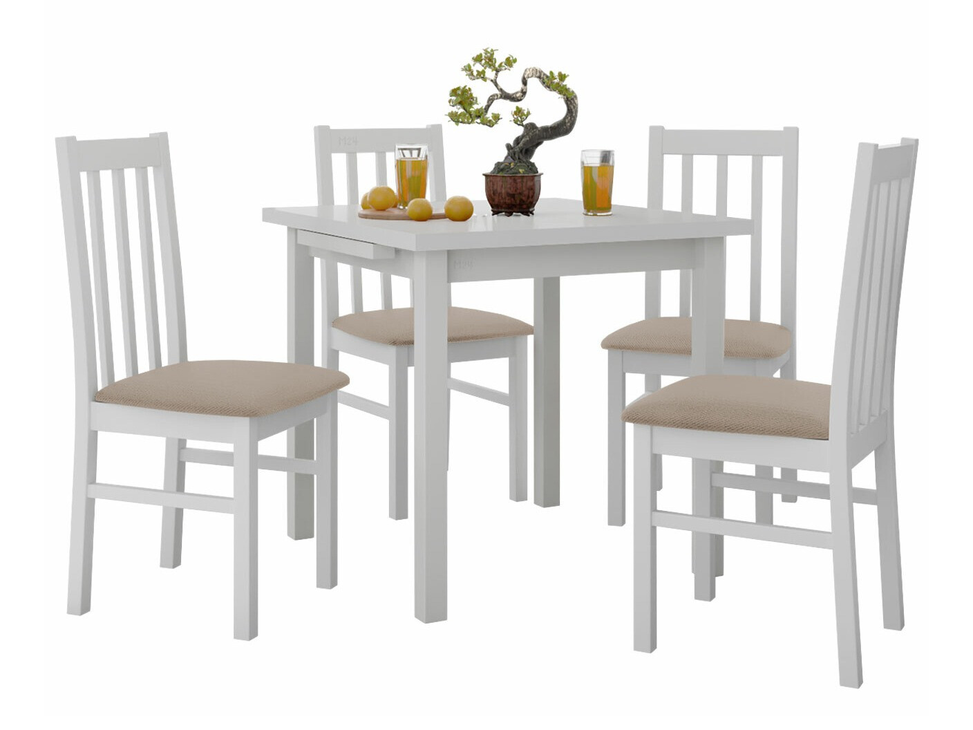 Conjunto de comedor Victorville 263 (Blanco)