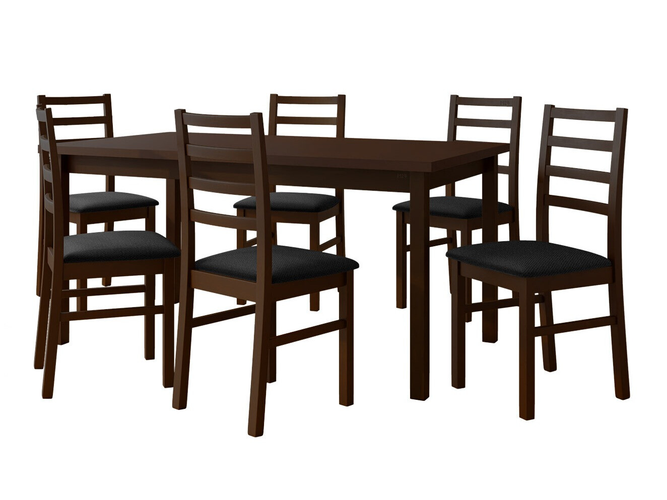 Conjunto de mesas y sillas para comedor Victorville 261 (Nuez)