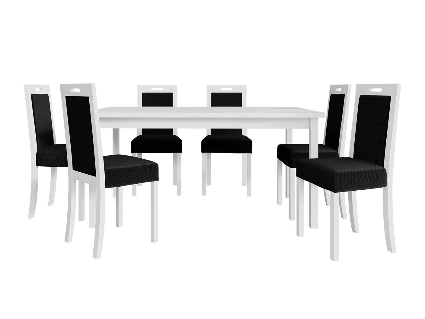Conjunto de mesas y sillas para comedor Victorville 262 (Blanco)
