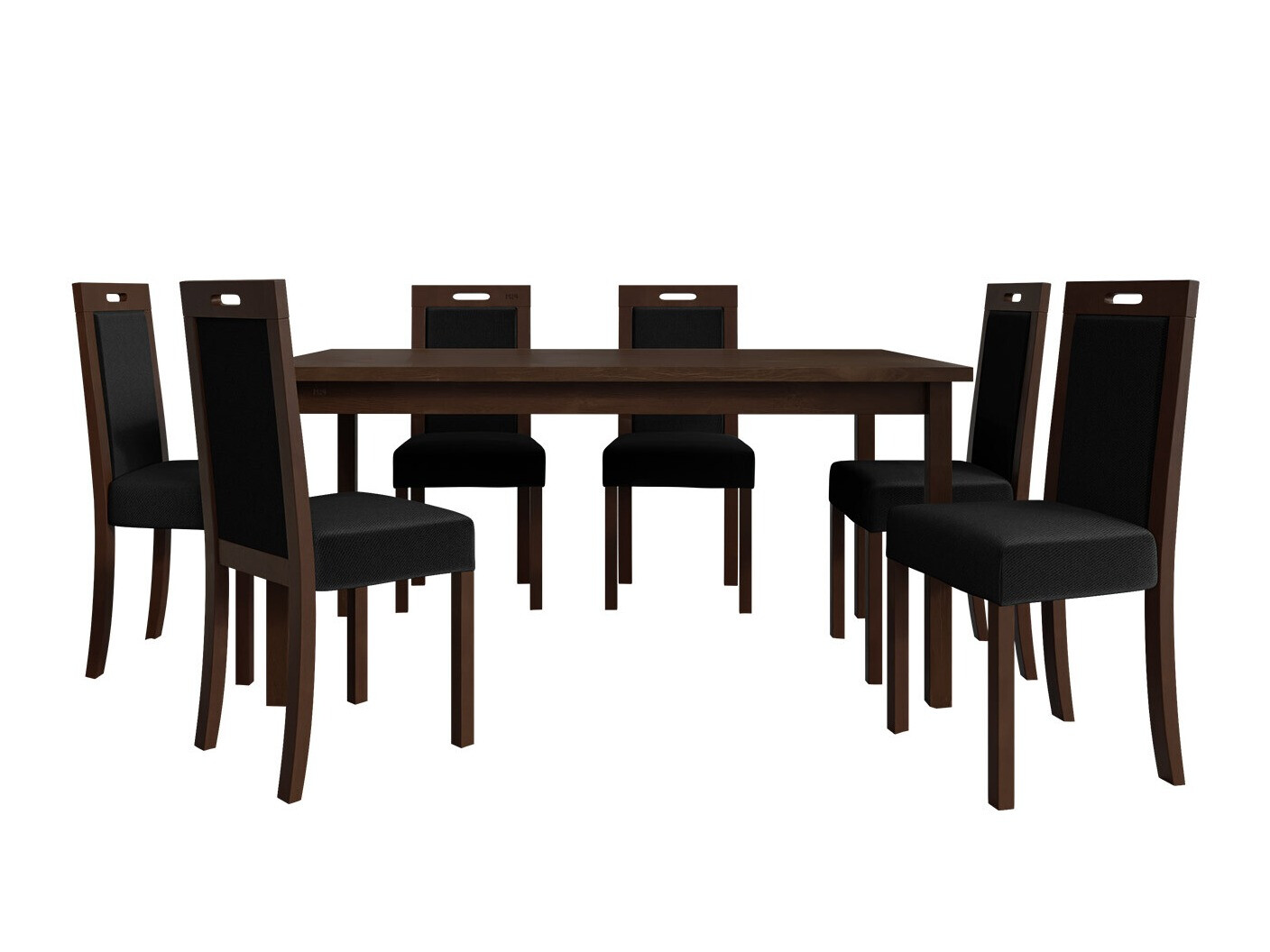 Conjunto de mesas y sillas para comedor Victorville 262 (Nuez)