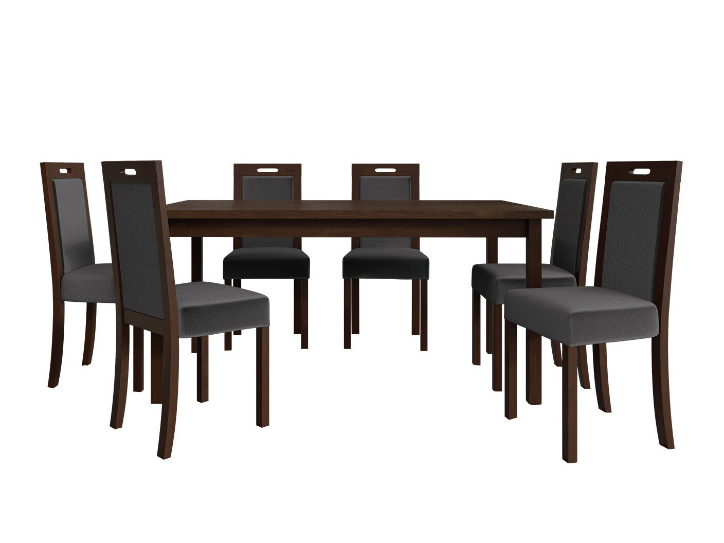 Conjunto de mesas y sillas para comedor Victorville 262 (Nuez)