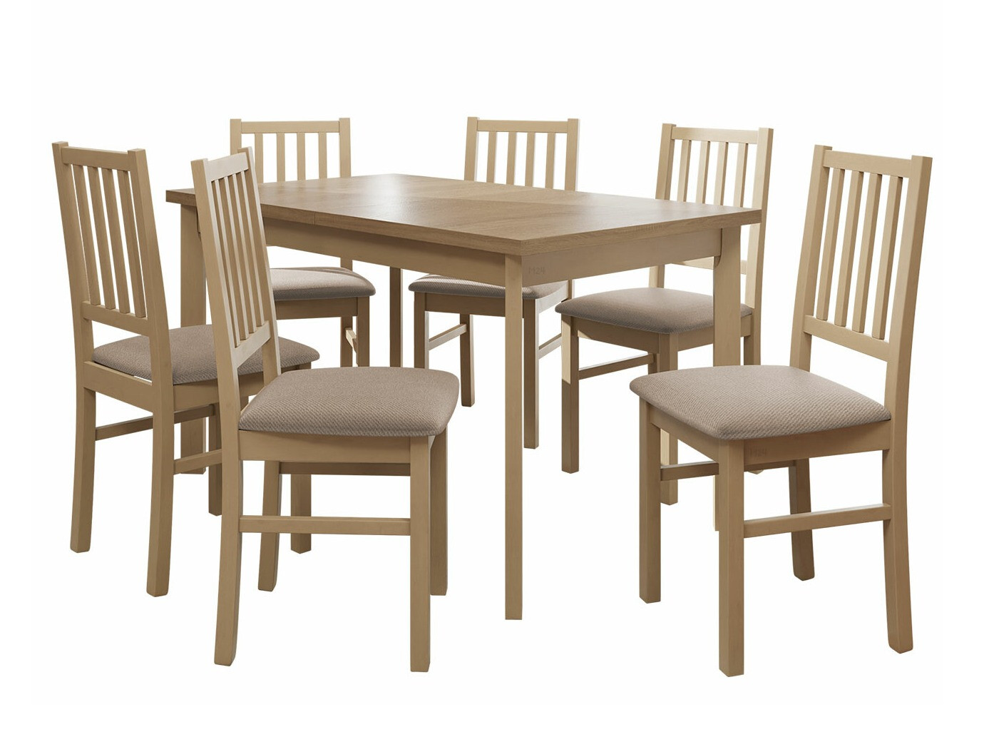 Conjunto de mesas y sillas para comedor Victorville 264 (Roble Sonoma)