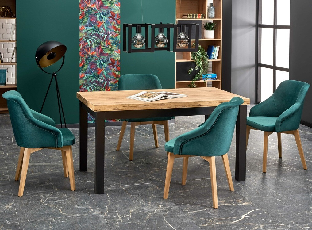 Mesa Houston 559 (Craft roble + Negro)