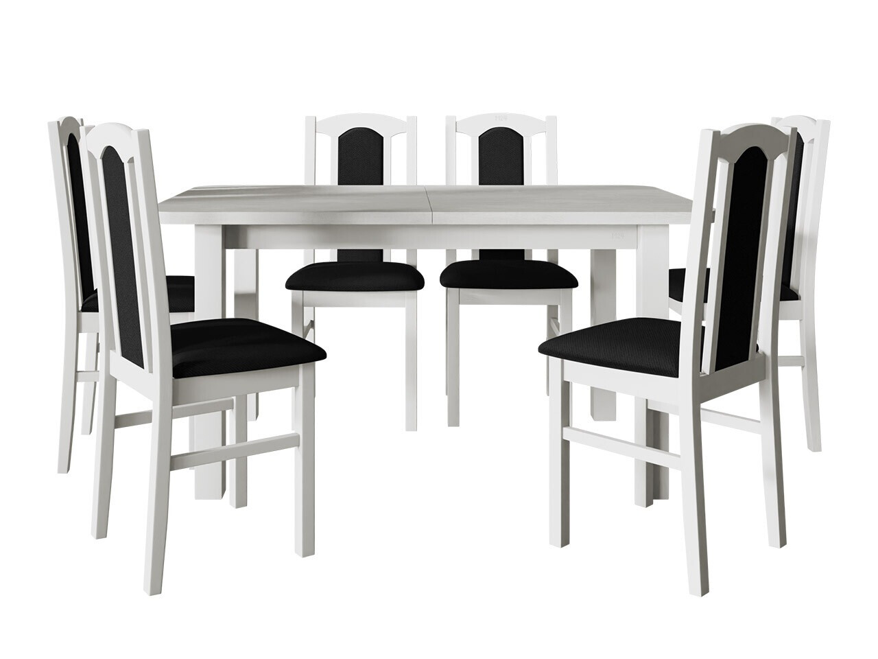 Conjunto de mesas y sillas para comedor Victorville 273 (Blanco)
