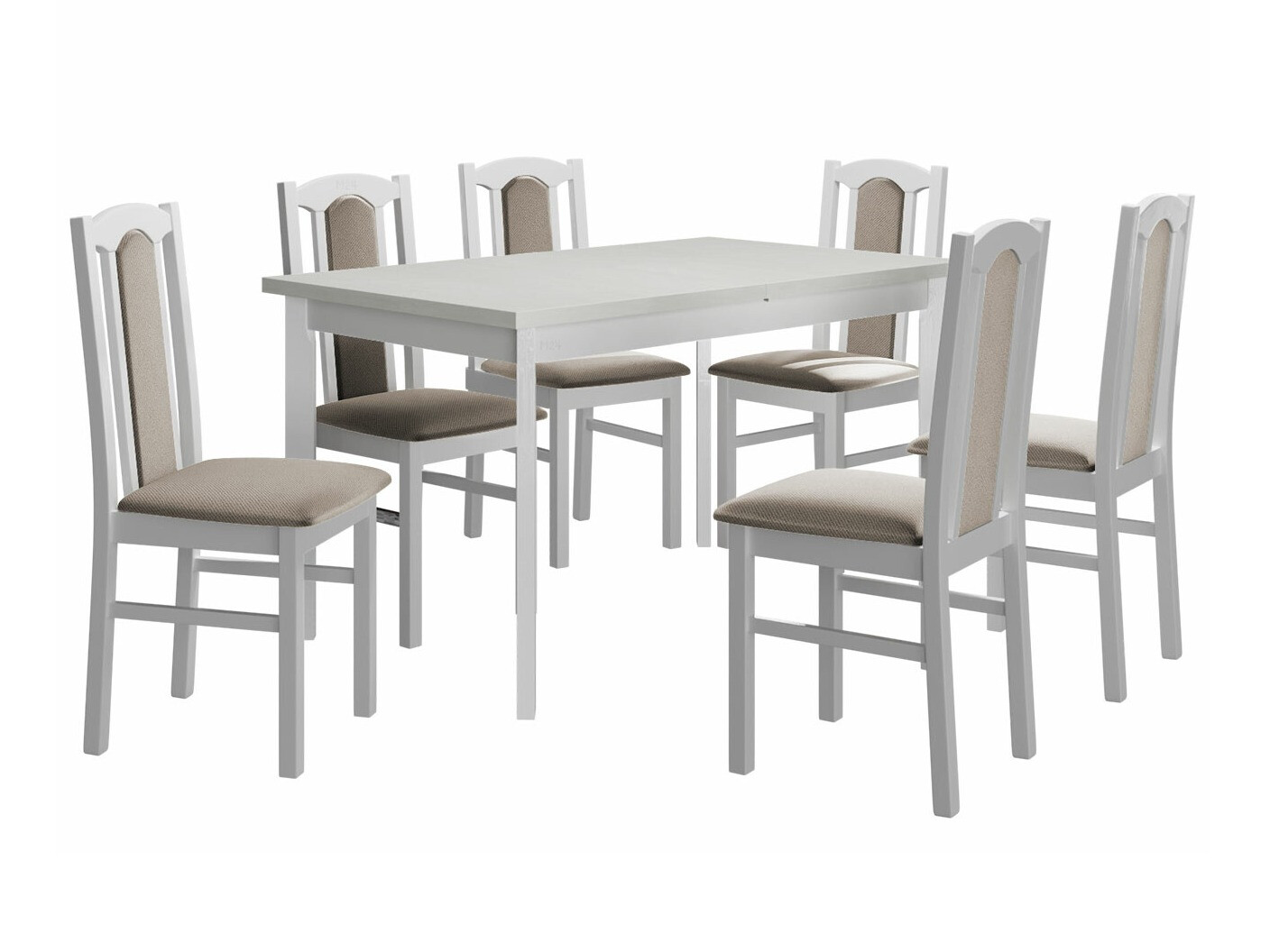 Conjunto de comedor Victorville 277 (Blanco)