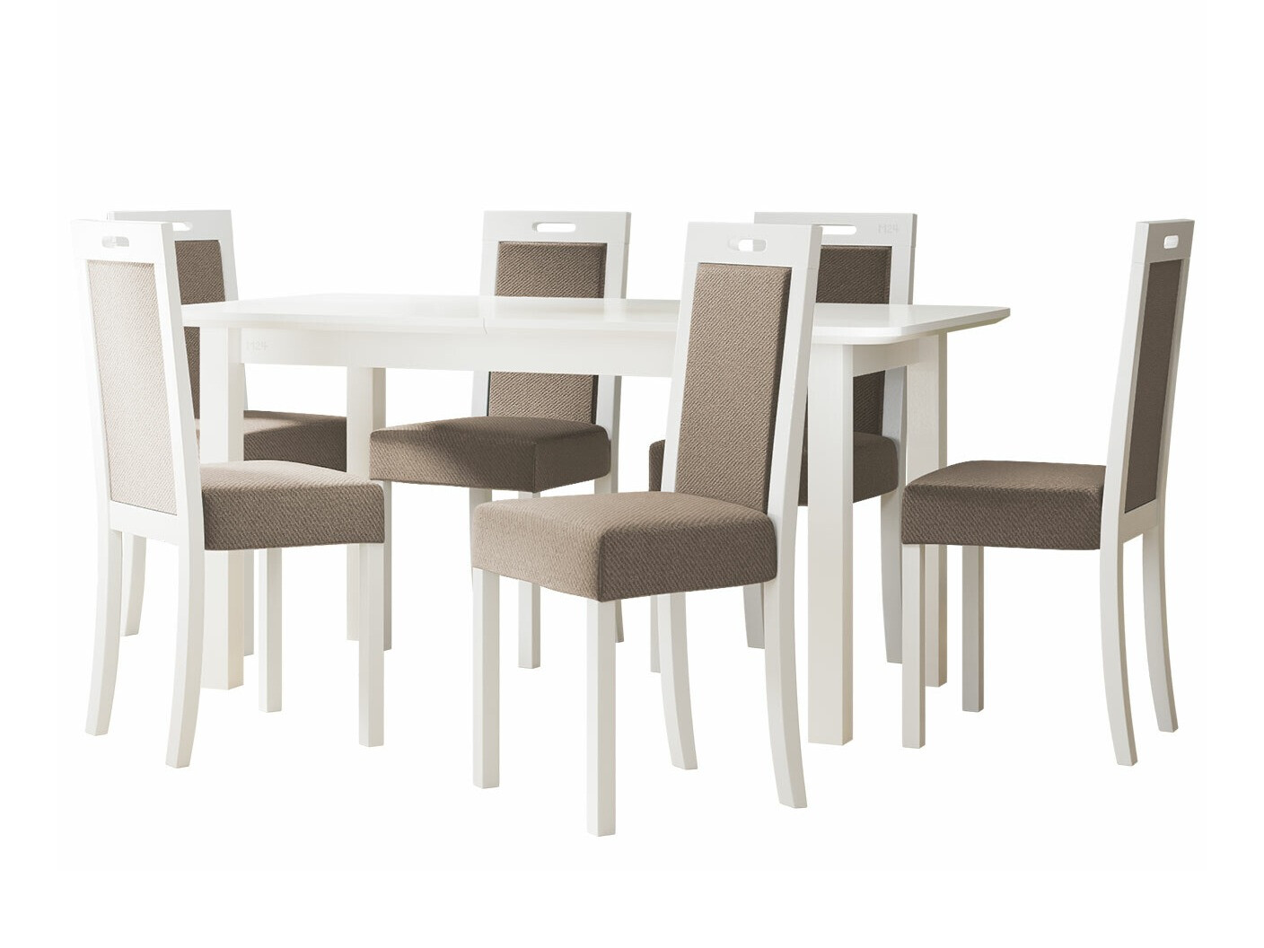 Conjunto de comedor Victorville 278 (Blanco)