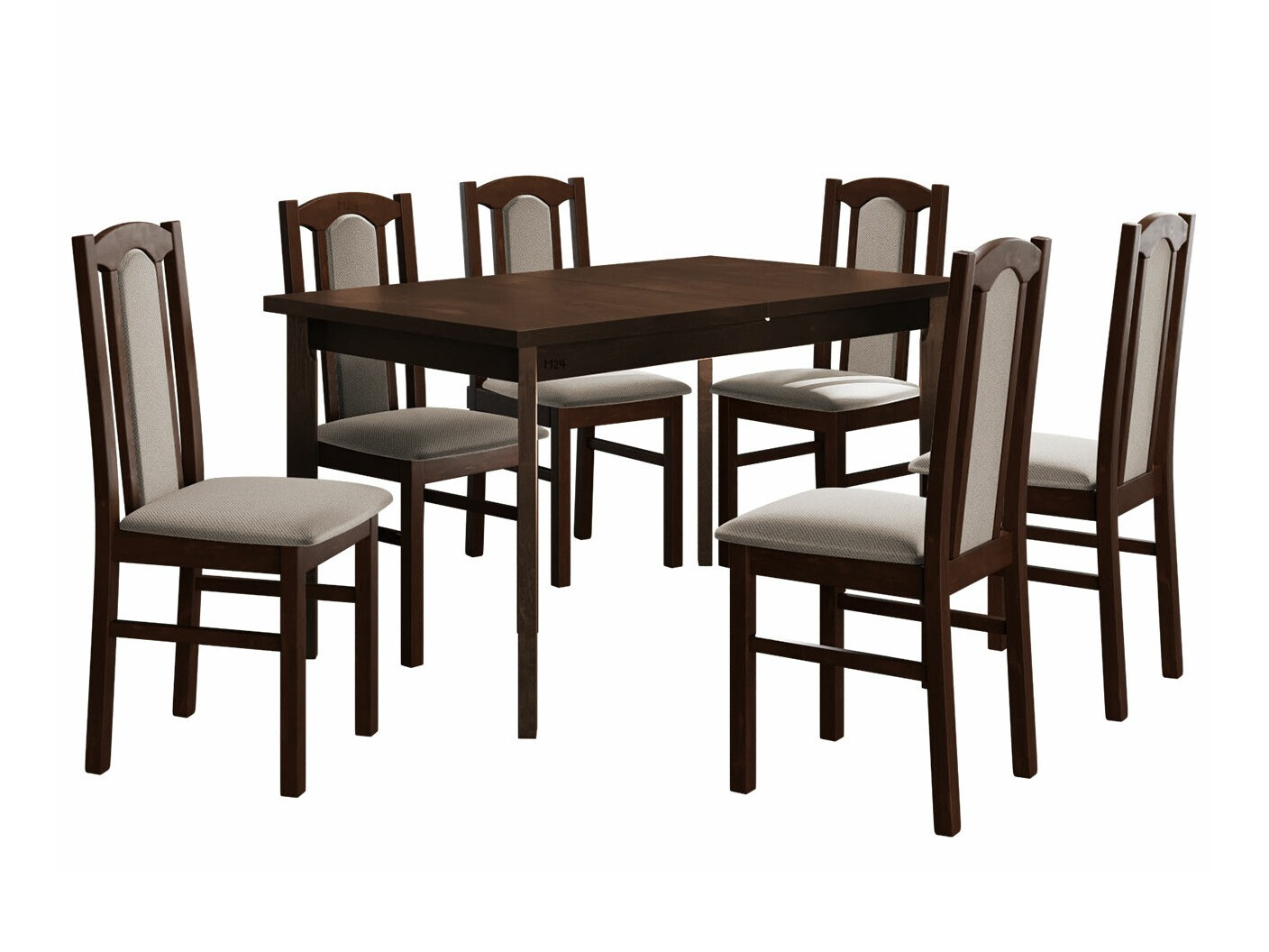 Conjunto de mesas y sillas para comedor Victorville 277 (Nuez)