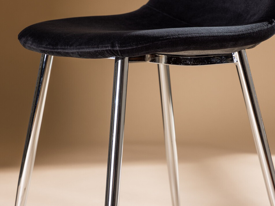 Silla Dallas 3820 (Negro + Plata)