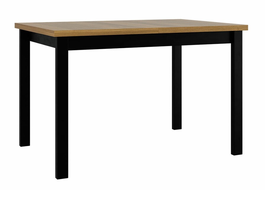 Conjunto de mesas y sillas para comedor Victorville 280 (Negro + Roble nieto)