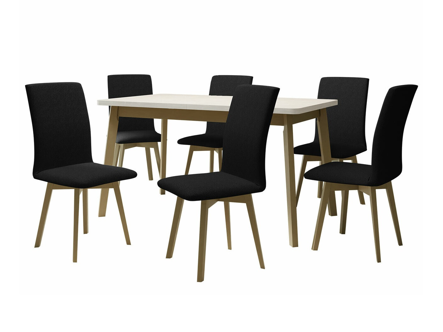Conjunto de mesas y sillas para comedor Victorville 290 (Kronos 7)