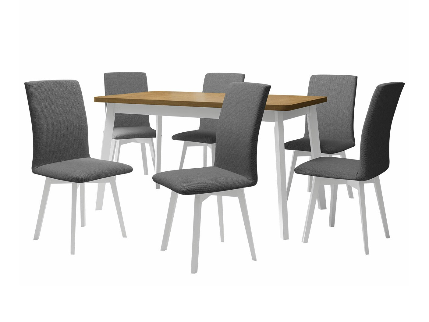 Conjunto de comedor Victorville 291 (Roble Sonoma + Blanco)