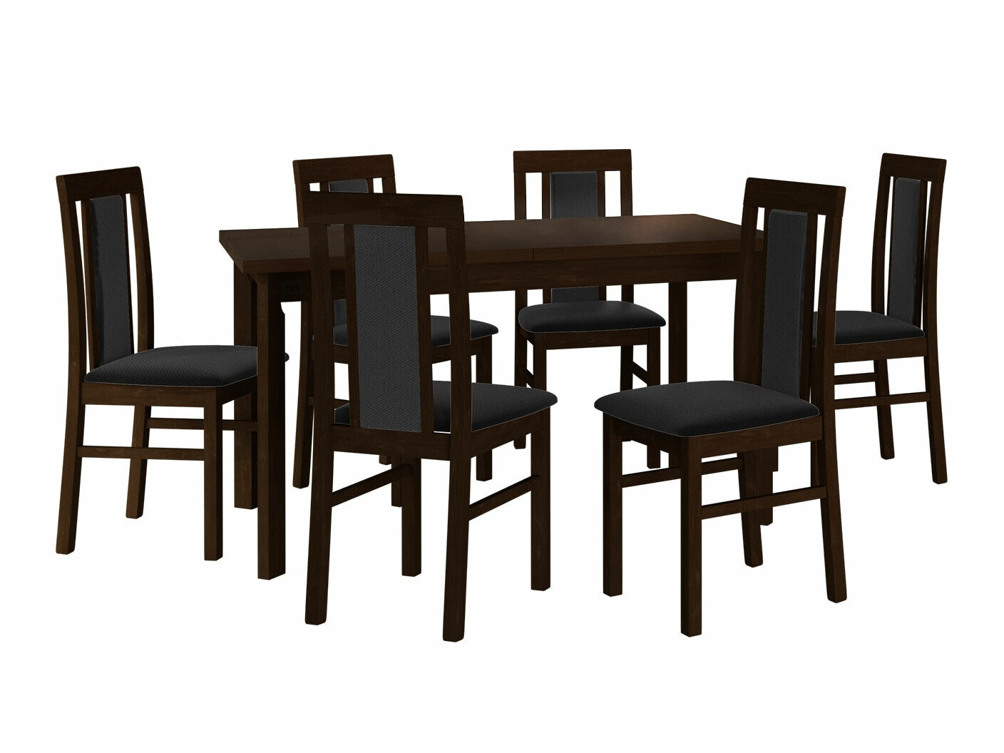 Conjunto de mesas y sillas para comedor Victorville 293 (Nuez)