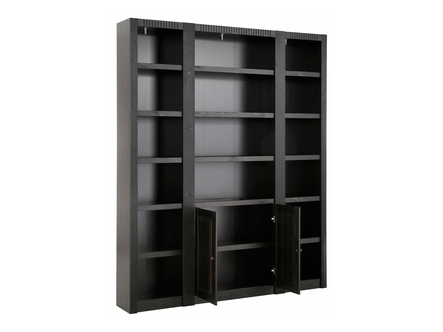 Conjunto de estantería Tulsa 584 (Marrón oscuro)