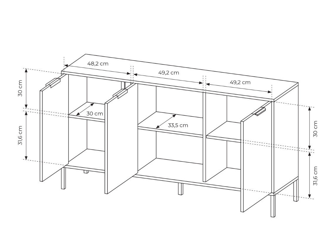 Aparador Velsoru 102
