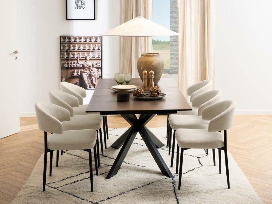 Mesa Norsica 685 (Negro + Marrón)