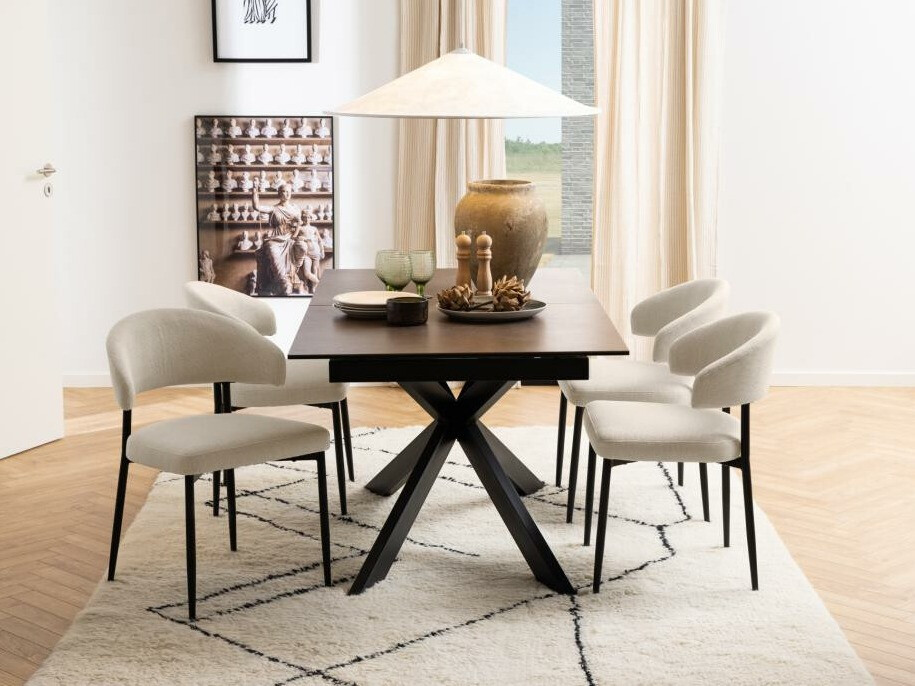 Mesa Norsica 685 (Negro + Marrón)