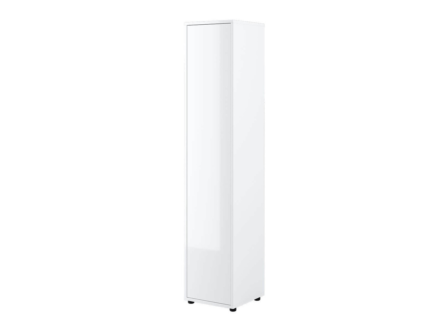 Estantería Concept Lenart IV (Blanco + Blanco brillante)