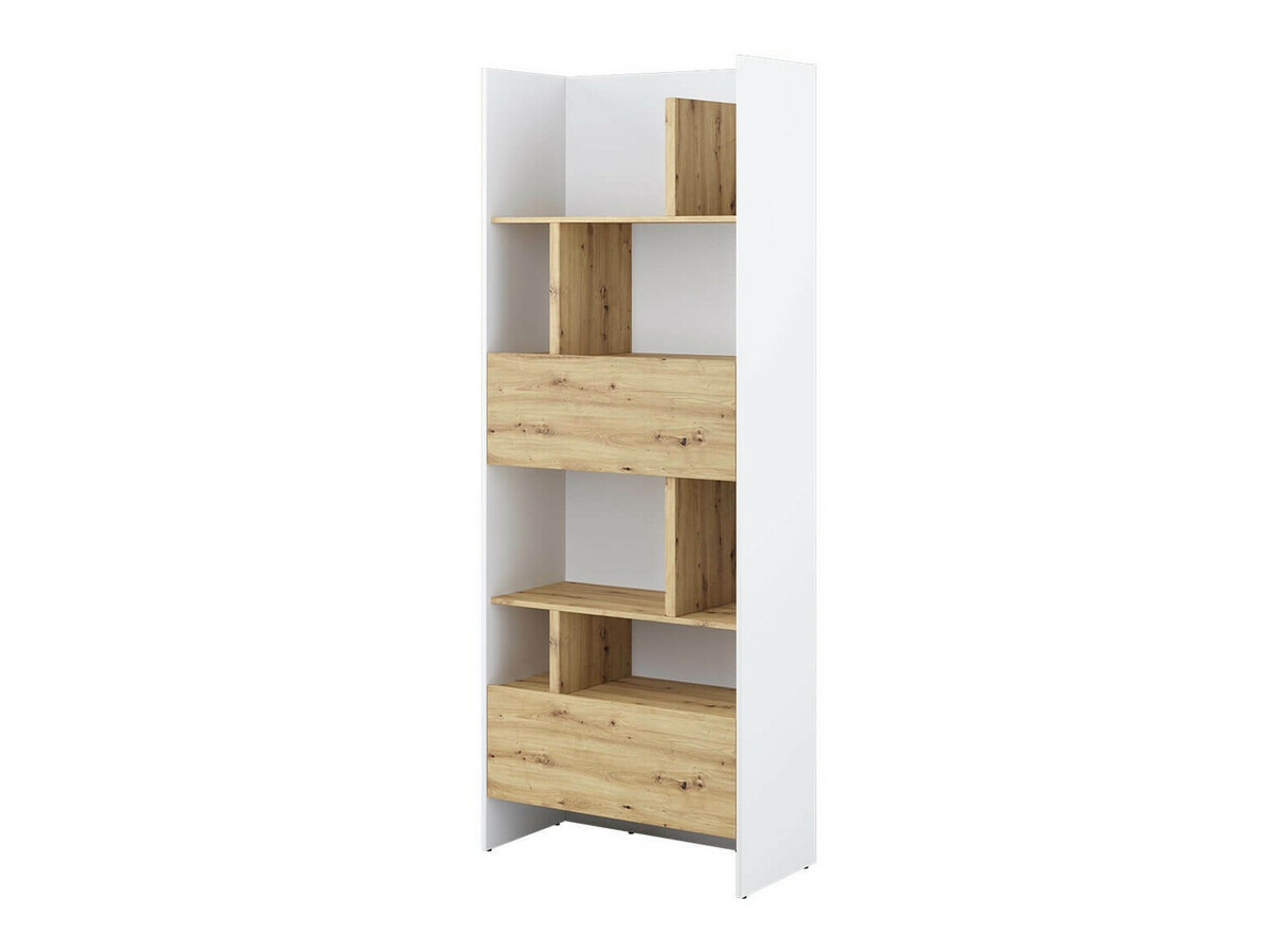 Estantería Concept Pro Lenart V (Blanco + Roble Artisan)