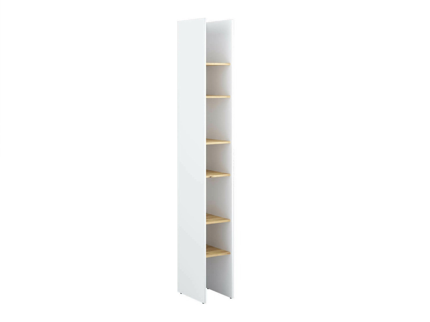 Estantería Concept Pro Lenart VII (Blanco + Roble Artisan)