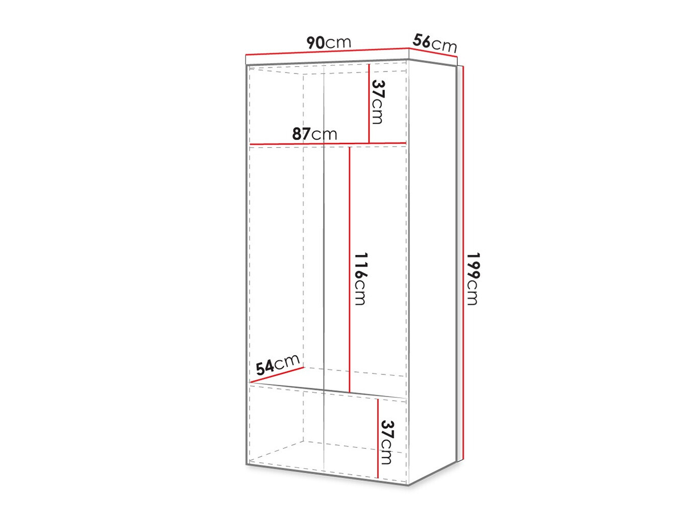 Armario Levmari 112 (Blanco)