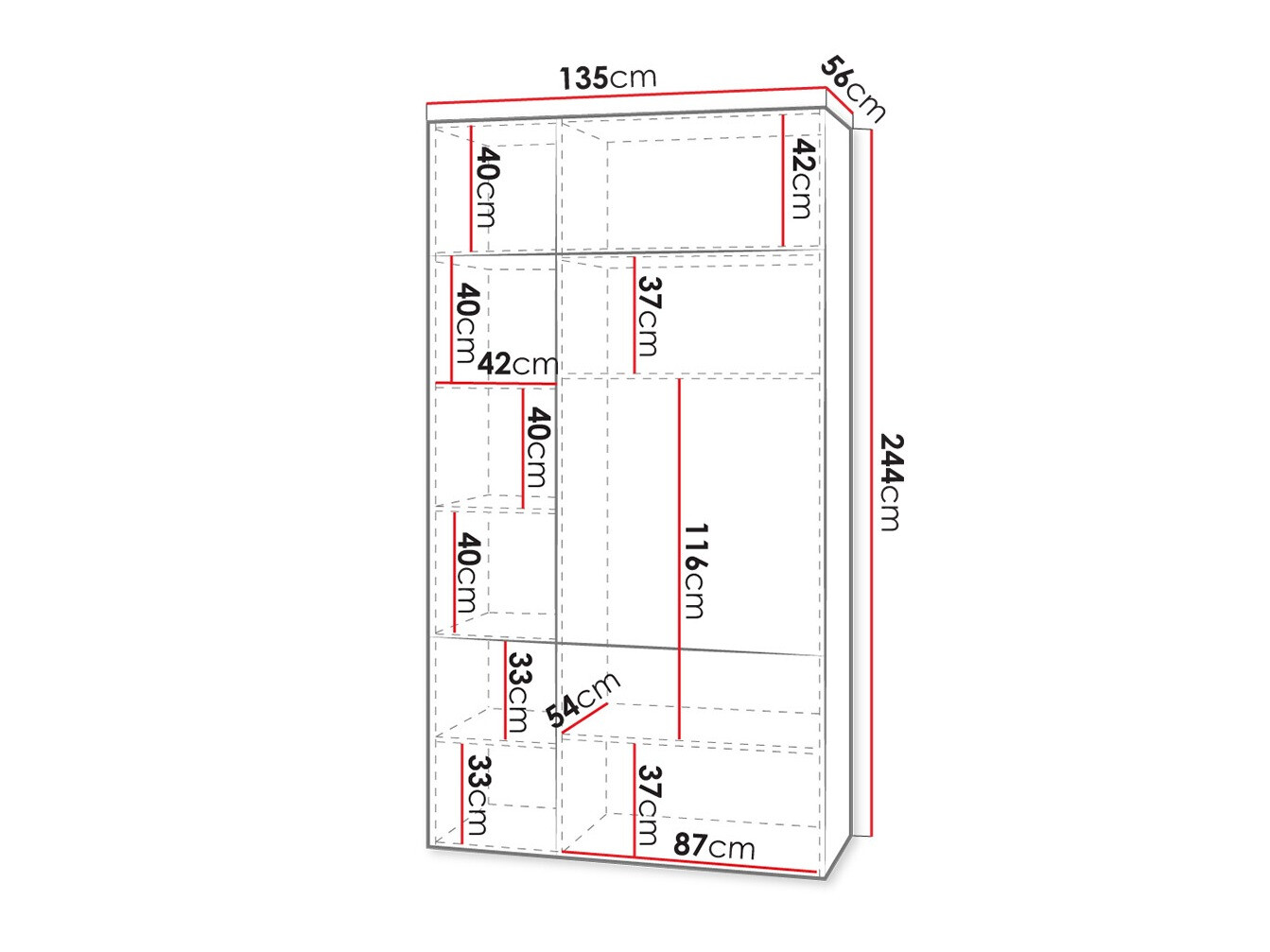 Armario Levmari 114 (Blanco)