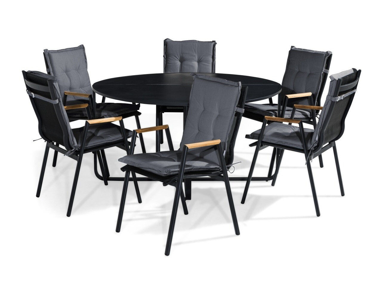 Conjunto de mesa y sillas Comfort Garden 1403 (Gris)