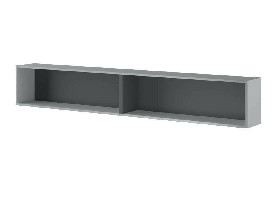 Estantería de pared Concept Pro Lenart III (Gris + Grafito)